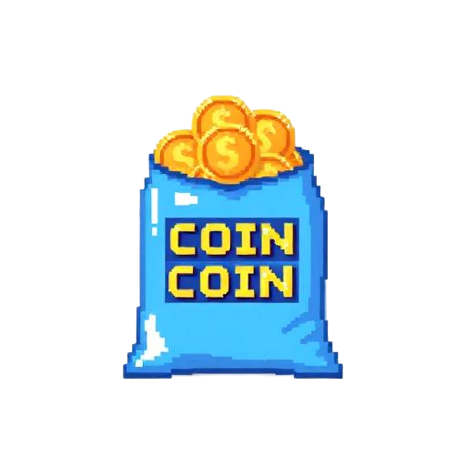 Coinbase Coins pixel art package