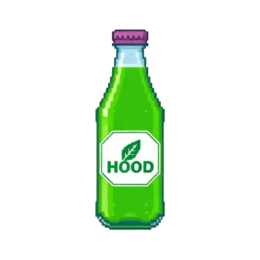 Robinhood Green Tea pixel art package